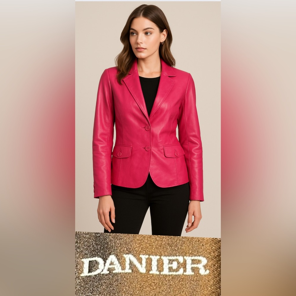 Danier Women's Vibrant Pink Blazer
